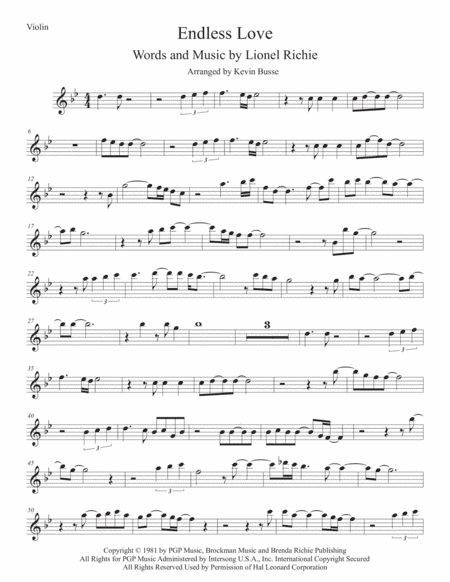 Endless Love (arr. Kevin Busse)