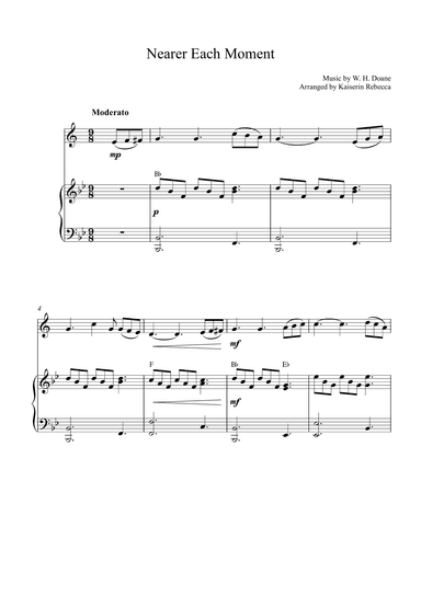 Nearer Each Moment (arr. Kaiserin Rebecca)