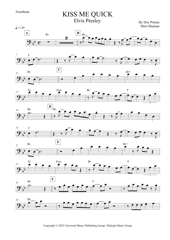 Kiss Me Quick (arr. Leo Silva)
