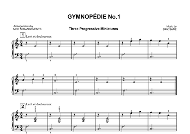 Gymnopédie No.1 (arr. MCC Arrangements)