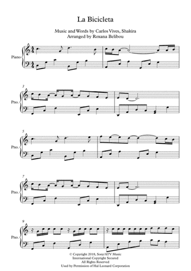 La Bicicleta (arr. Roxana Belibou)