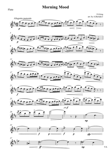 Morning mood (arr. A.Buriakov)