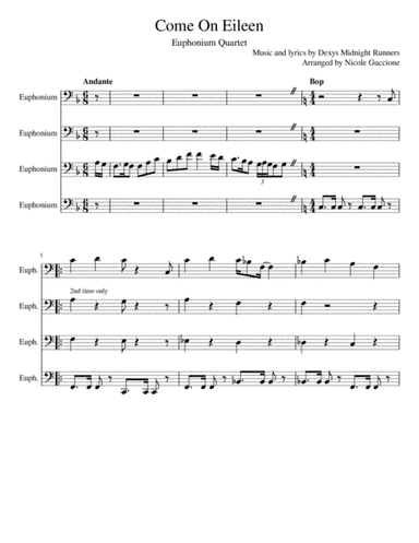 Come On Eileen (arr. Nicole Guccione)