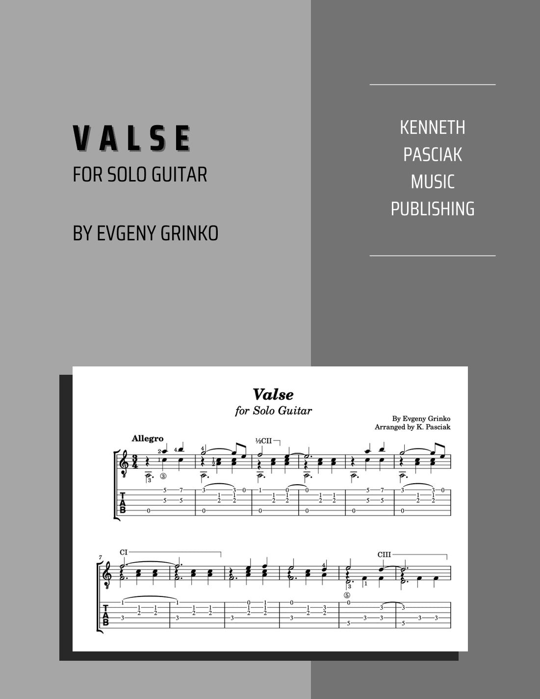 Valse (arr. Kenneth Pasciak)