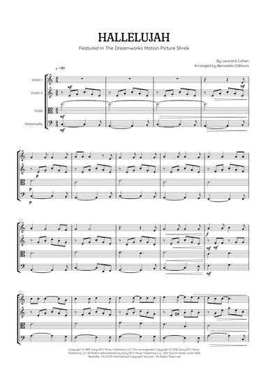 Hallelujah (arr. Benzaiten Editions)