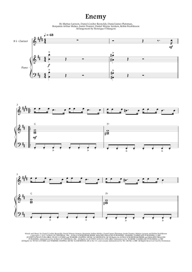 Enemy (arr. Henrique F Mangoni)