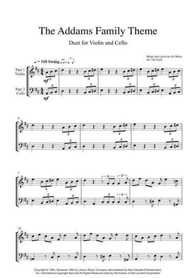Addams Family Theme (arr. Tim Curd)