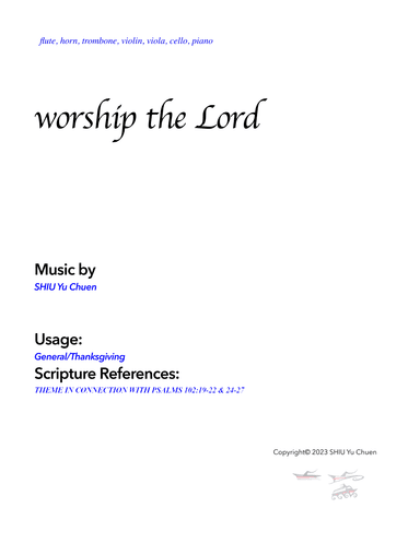 worship the Lord