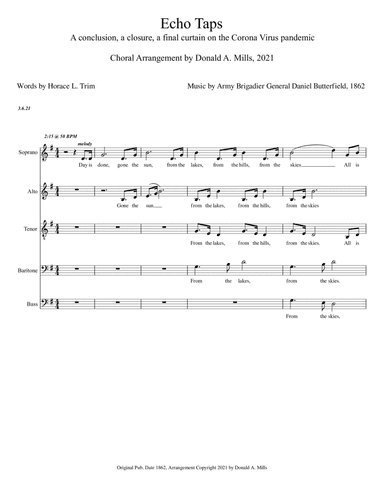 Echo Taps (arr. Donald A. Mills)