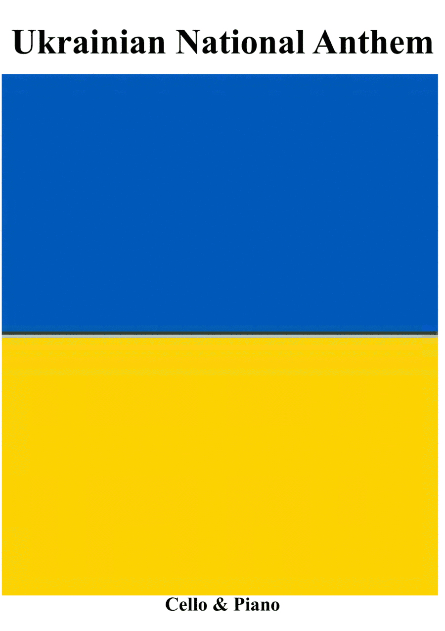 Ukrainian National Anthem for Cello & Piano MFAO World National Anthem Series (arr. Keith Terrett)