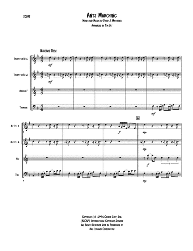 Ants Marching (arr. Tim Olt)