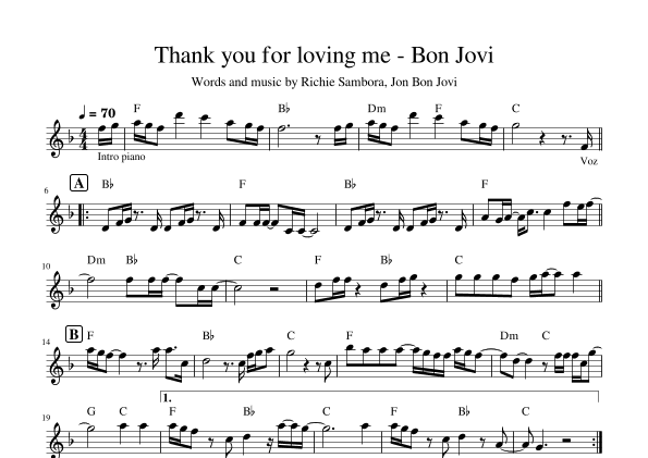 Thank You For Loving Me (arr. Marina Lopes)