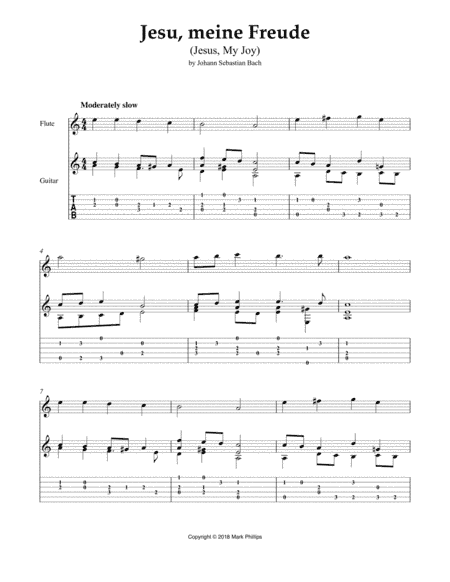 Jesu, meine Freude (Jesus, My Joy) (arr. Mark Phillips)