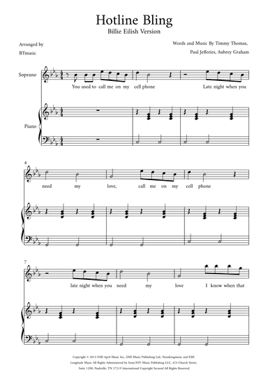 Hotline Bling (arr. BTmusic)
