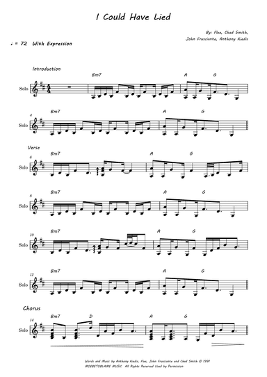 I Could Have Lied (arr. Cleber Correia)