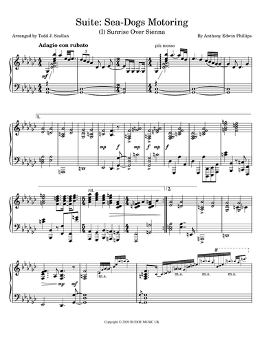 Sunrise Over Sienna (arr. Todd J. Scallan)