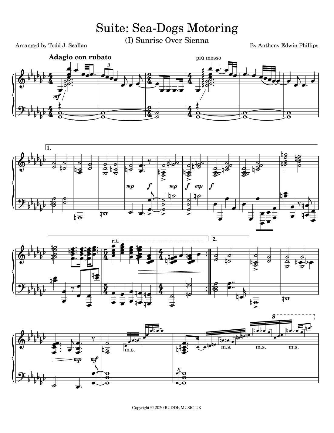 Sunrise Over Sienna (arr. Todd J. Scallan)