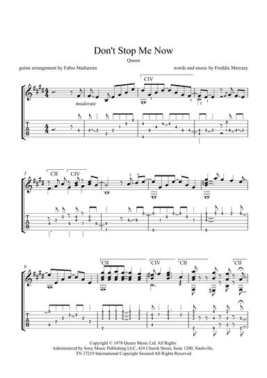 Don't Stop Me Now (arr. Fabio Madureira)