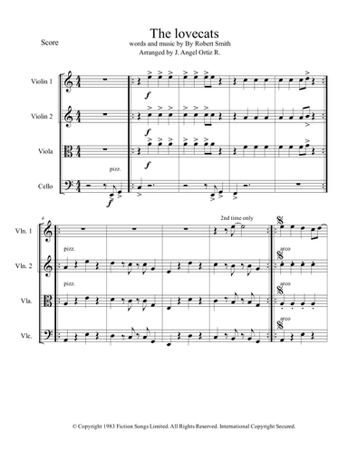 The Lovecats (arr. Angeluz ramwagmoz)