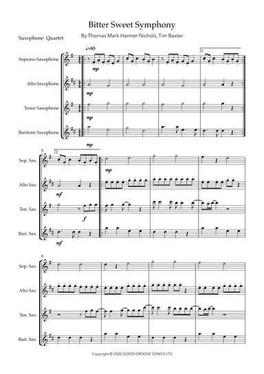 Bittersweet Symphony (arr. Matthew pyeon)