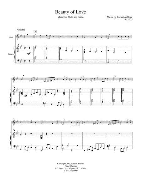Beauty of Love (Flute and Piano)