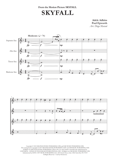 Skyfall (arr. Diego Marani)