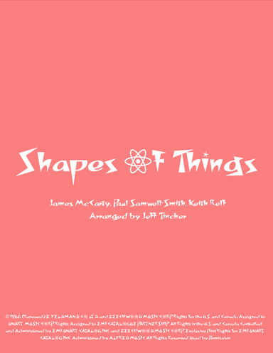 Shapes Of Things (arr. Jeff Tincher)