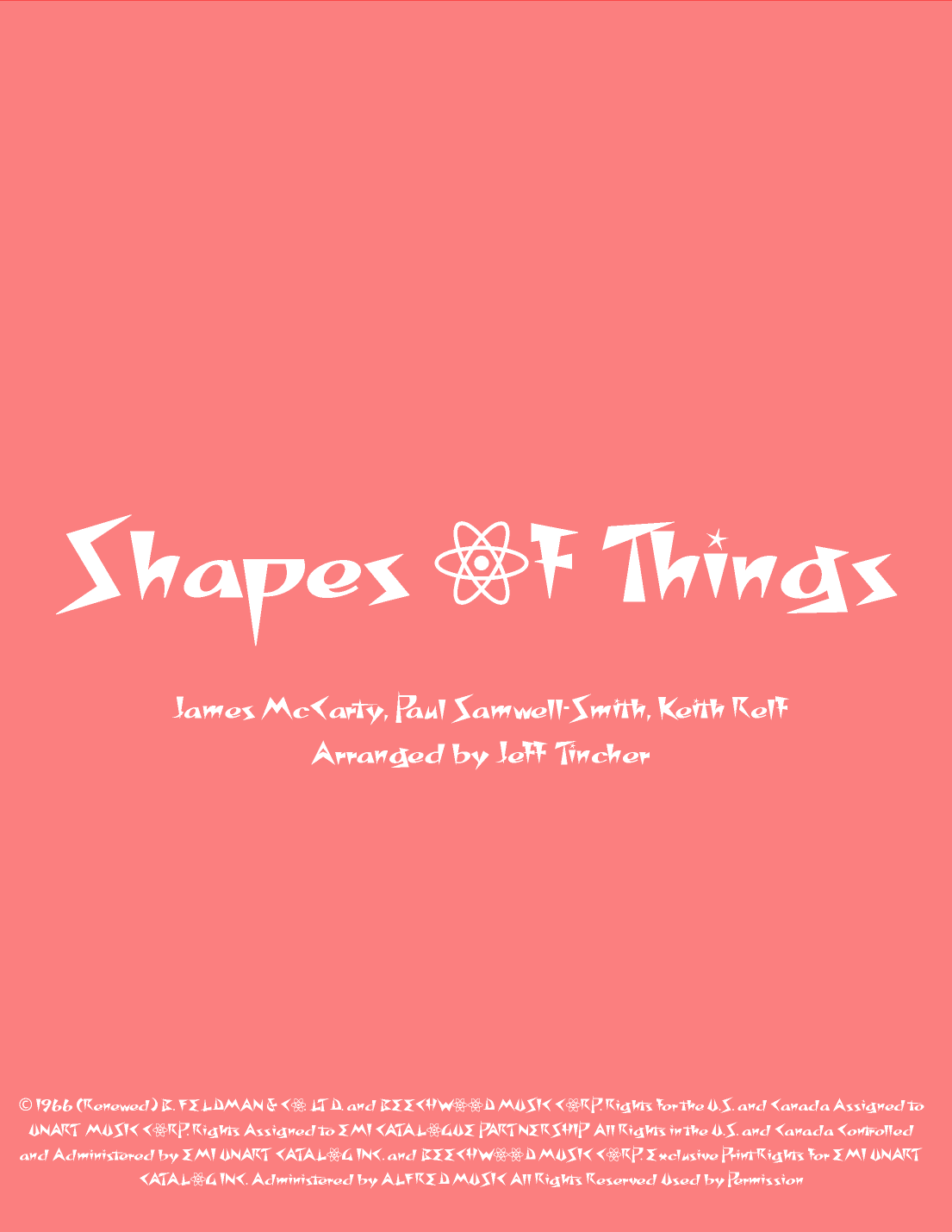 Shapes Of Things (arr. Jeff Tincher)