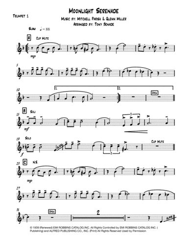 Moonlight Serenade (arr. Tony Benade)