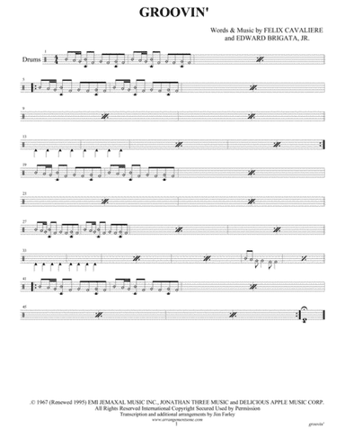 Groovin' (arr. Jim Farley)