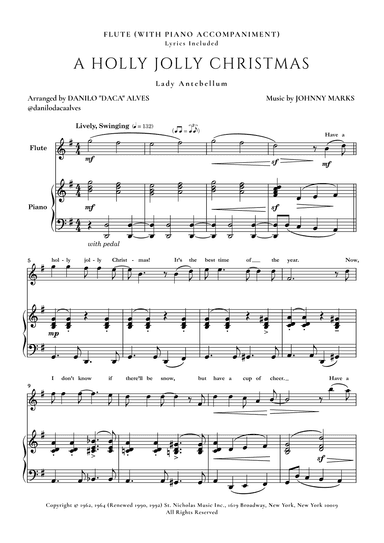 A Holly Jolly Christmas (arr. Danilo "Daca" Alves)
