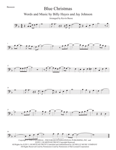 Blue Christmas (arr. Kevin Busse)