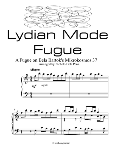 Lydian Mode Fugue (arr. Nicholo Dela Pena)