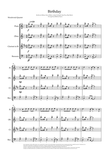 Birthday (arr. Matthew pyeon)