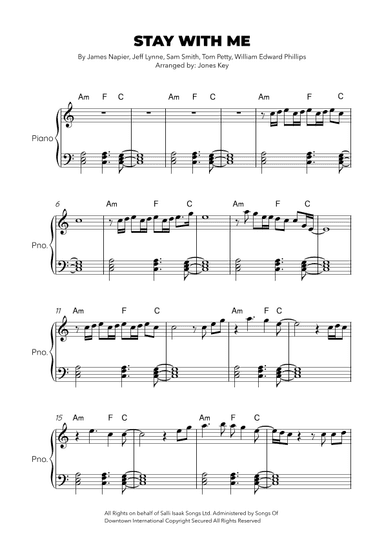 Stay With Me (arr. Jones Key)