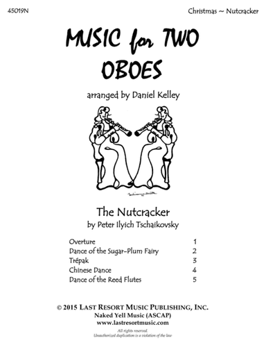 The Nutcracker for Oboe Duet - Music for Two Oboes (arr. Last Resort Music Publishing)