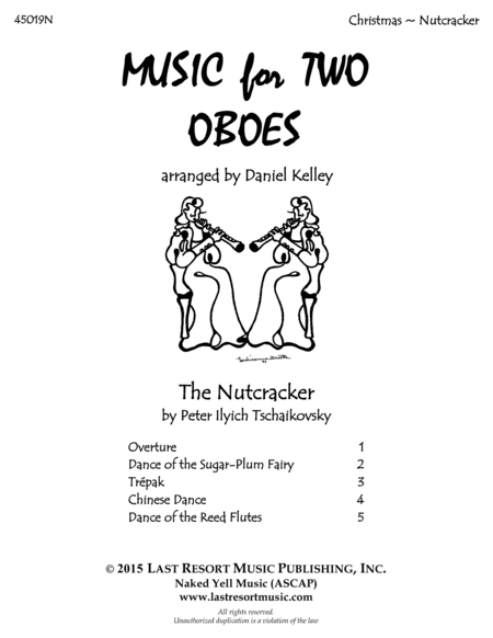The Nutcracker for Oboe Duet - Music for Two Oboes (arr. Last Resort Music Publishing)