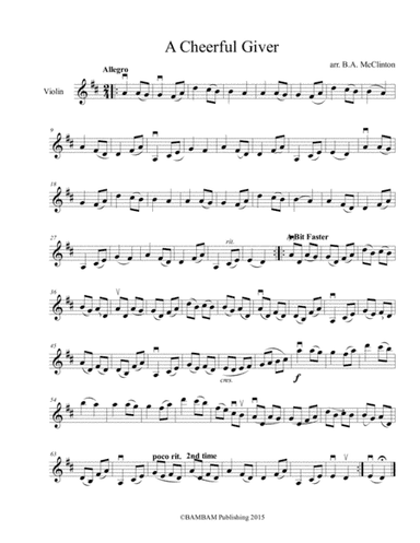 Folk Melody (arr. Brian McClinton)