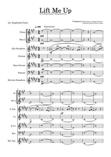 Lift Me Up (arr. Engelhardt Unaeb)
