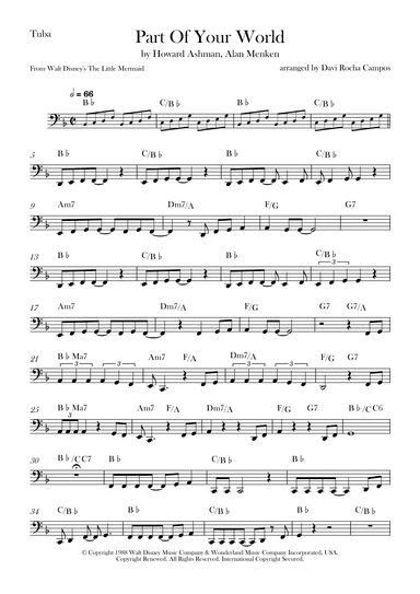 Part Of Your World (arr. Davi Rocha Campos)