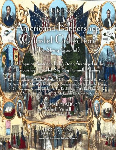Americana Barbershop Quartet Collection (for String Quartet) (arr. Kenneth Abeling)