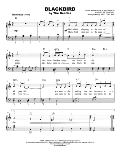 Blackbird (arr. Matt Dorland)