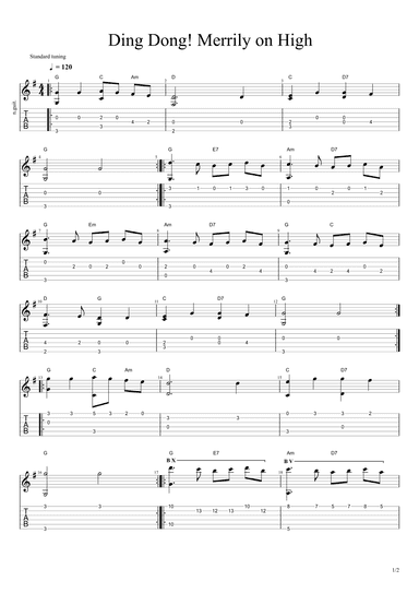 Ding Dong! Merrily on High (arr. Edina Balczo)