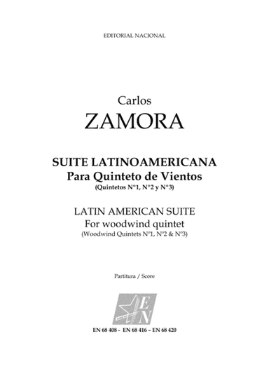 Suite Latinoamericana para Quinteto de Vientos / Latin American Suite for woodwind Quintet (Quinteto