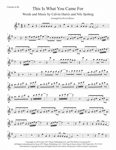 This Is What You Came For (arr. Kevin Busse)