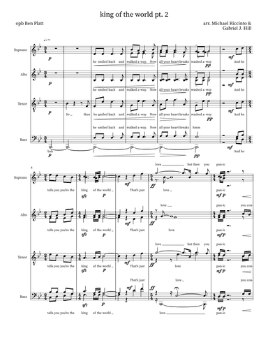 King Of The World Pt. 2 (arr. Gabriel J. Hill)