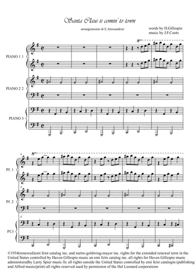 Santa Claus Is Comin' To Town (arr. Ester Alessandrini)