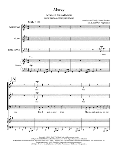 Mercy (arr. Knut Olav Rygnestad)