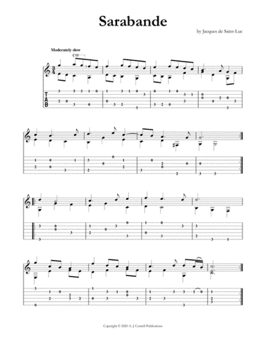 Sarabande (arr. Mark Phillips)