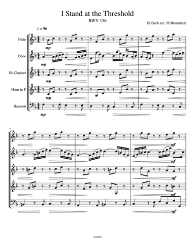 I Stand at the Threshold (arr. Jennifer Brummett)